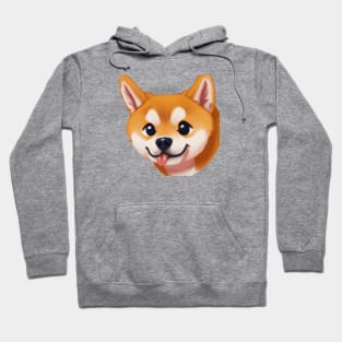 Cute Shiba Inu Drawing Hoodie